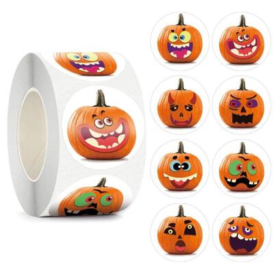 500 rolls of happy Halloween children