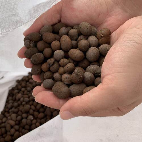 轻质陶粒花卉多肉小碳球铺面垫底石建筑回填 园艺10-15mm陶粒中号
