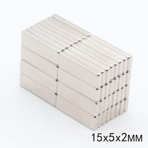15*5*2方形汽车窗帘钕铁硼强磁大量现货15x5x2高性能强磁铁片