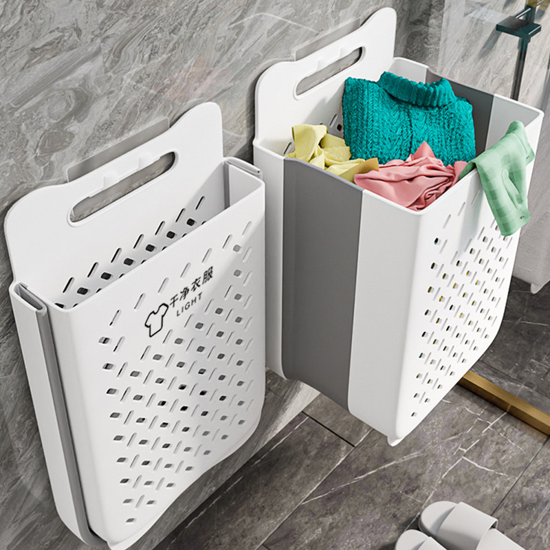 脏衣篓折叠洗衣篮壁挂洗澡卫生间置物架放脏衣服洗衣机浴室收纳筐,家庭/个人清洁工具,浴室角架/置物架,淘宝优惠券,粉丝福利购,淘宝优惠卷