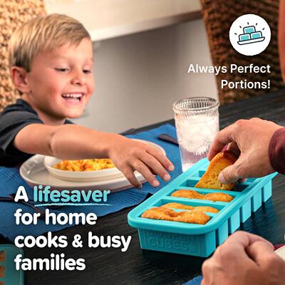 Silicone Freezer Trays With Lids Molds Freezing Baby Food