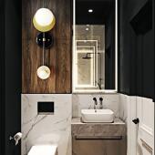 北欧代简约装 饰壁洗灯现手客间镜707前灯厅墙壁灯卧室床头玻璃灯