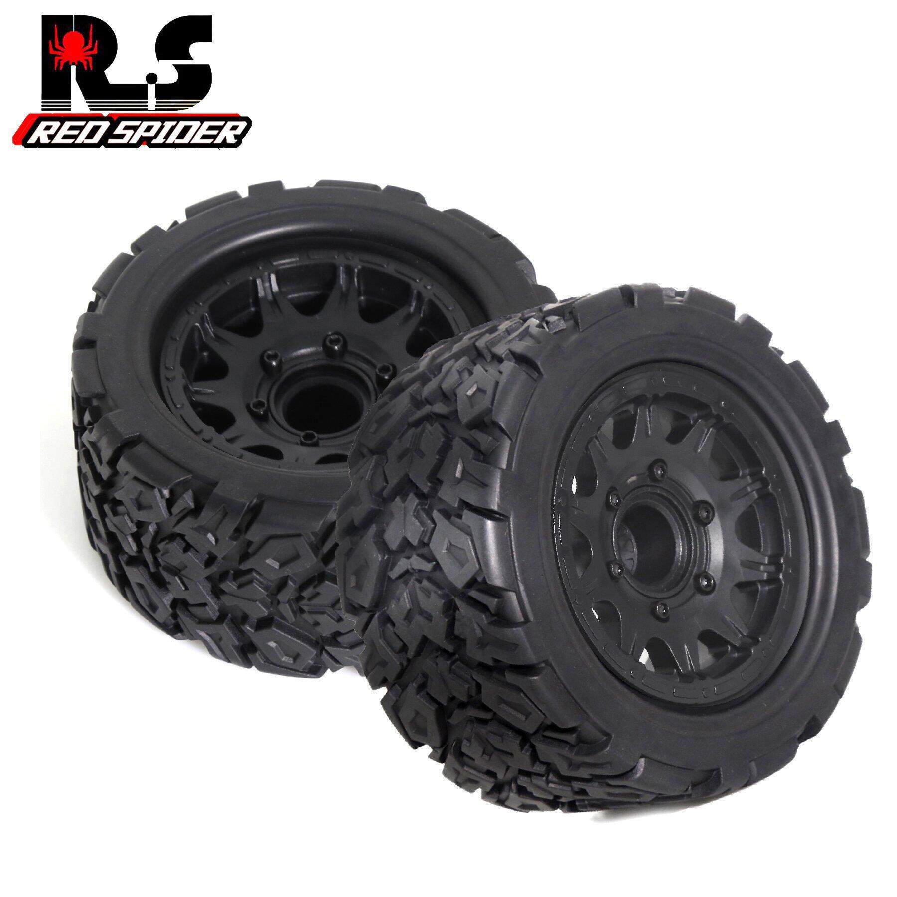 RS红蜘蛛1:10大脚轮胎traxxas田宫HPI京商arrma卡车12-14mm W183