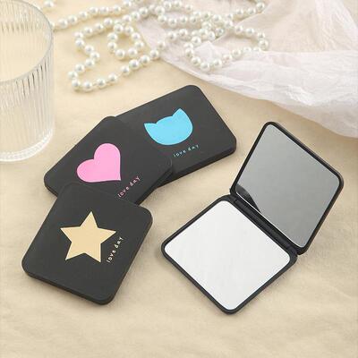 Compact Mini Makeup Mirror, Double-Sided and Portable, Suita