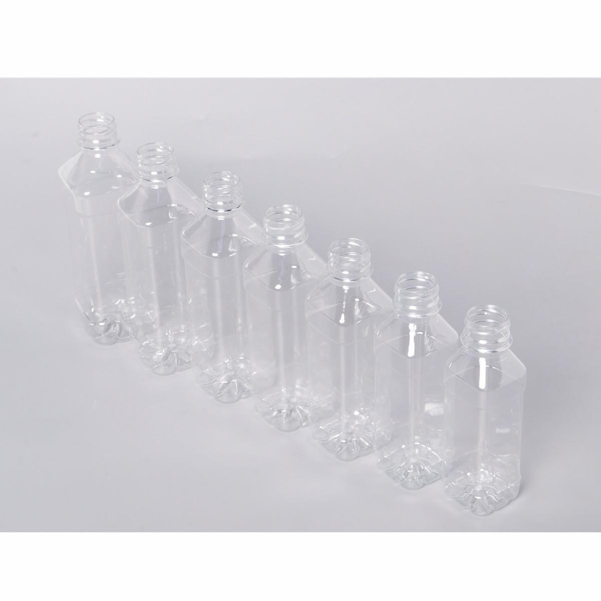 新款直销透明塑料瓶带盖空瓶子一次性食品级pet方瓶分装瓶样品瓶2