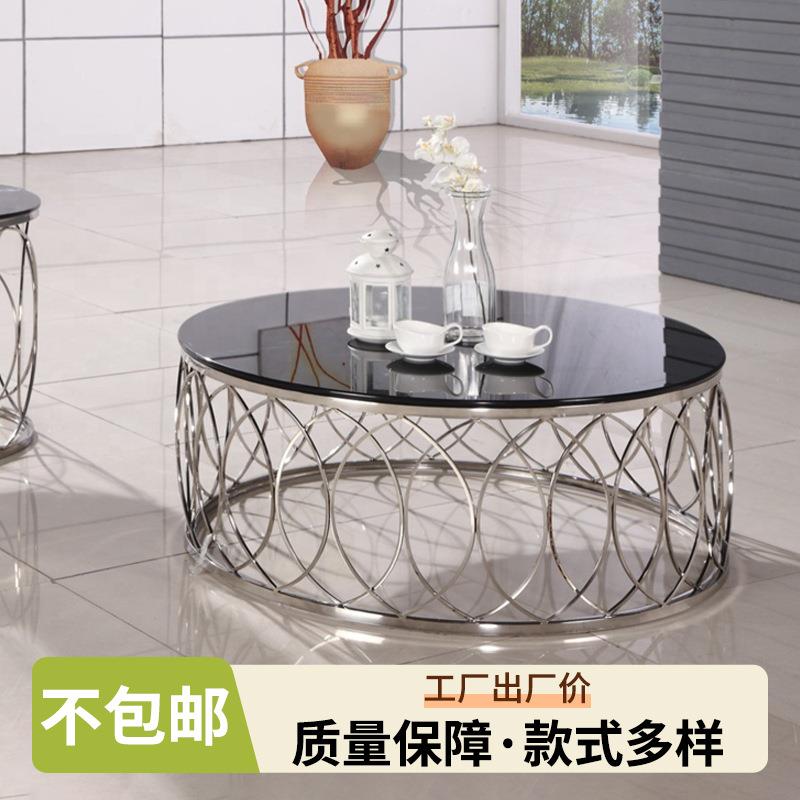 CT31现代玻璃茶几边桌套装家具客厅餐厅玻璃茶几边桌套装严选材质