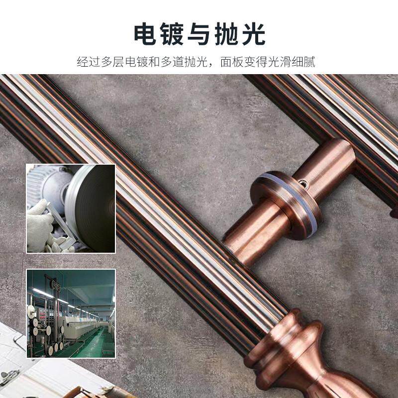 欧式门把手仿古铜工艺拉手推拉门拉手酒店ktv包厢木门别墅门拉手
