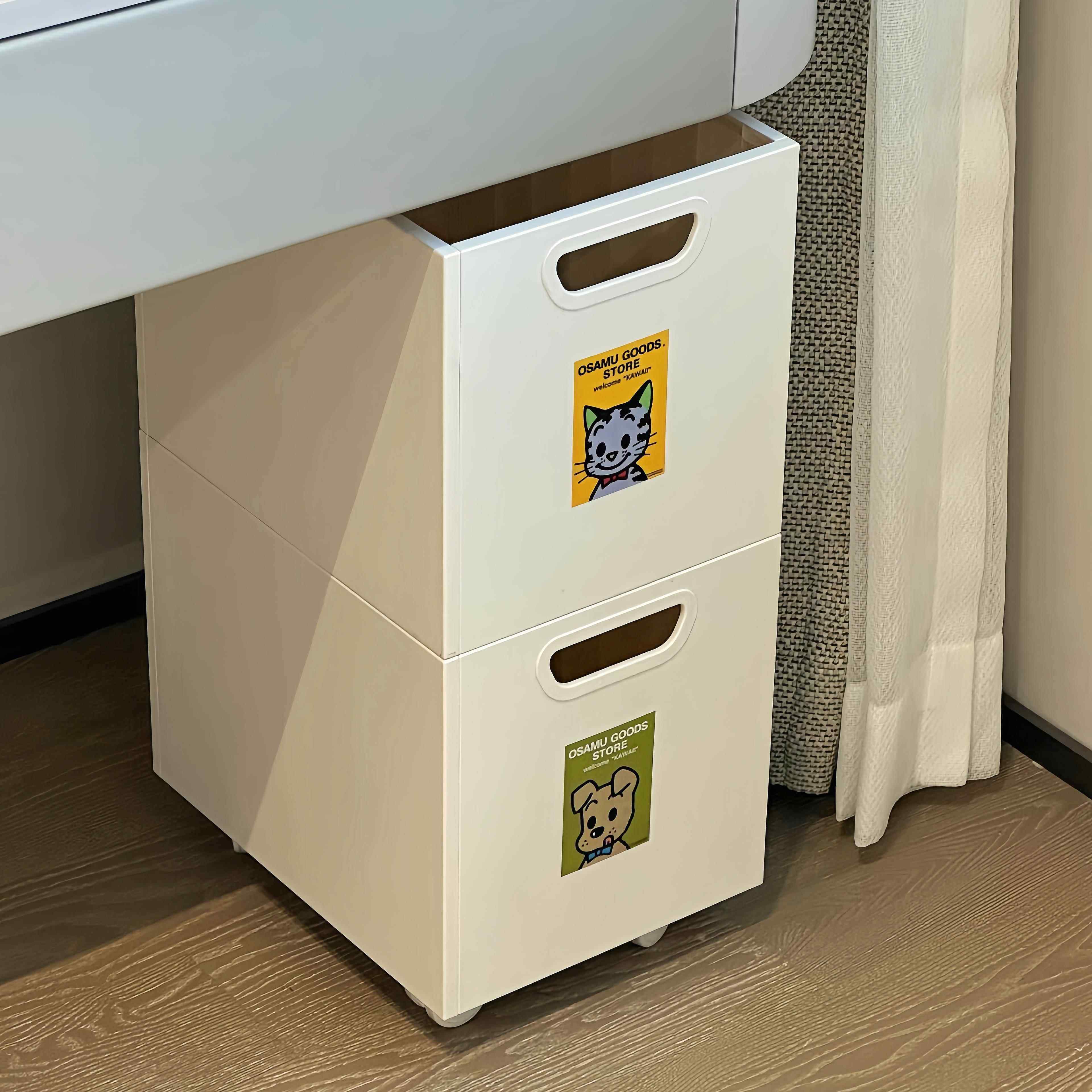 桌下收纳箱置物架书本衣服杂物整理盒多层大容量可移动滑轮收纳箱,收纳整理,整理架/置物架/收纳架,淘宝优惠券,粉丝福利购,淘宝优惠卷