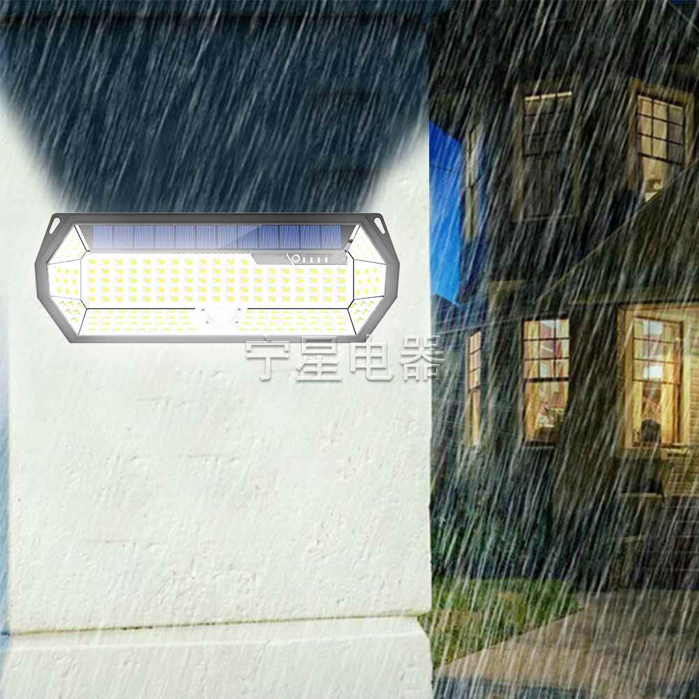 太阳能人体感应NX-SSE38户灯L外太照阳能充电壁灯196ED明庭院路灯