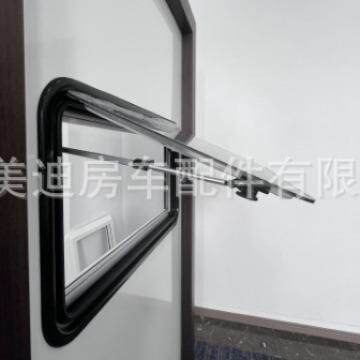 MD-JPR70系列圆角一体成型金属外推窗卷轴帘房车车窗窗户配件