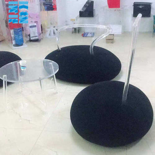 亚克力家具透明桌椅 创意时尚简约家具  椅子颜色定制北欧风