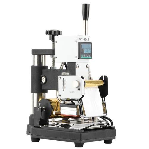 WT-90AS多功能手动烫金机PVC卡编号烫金VIP贵宾卡凸字凸码烫印机
