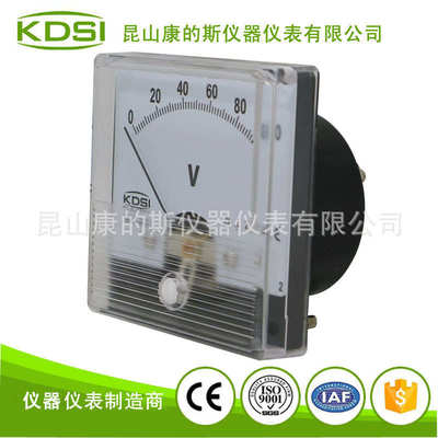 供应 电焊机用电压表BP-60N DC10V~500V 直流伏特表 指针式电表