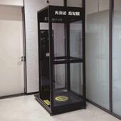 铁质烤漆四边形六边形旋转展架汽车隔热膜展示柜玻璃隔热膜体验仓