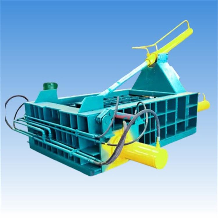 液压金废废钢打机油包漆桶易拉罐压135缩属机铝合金铁皮压块机