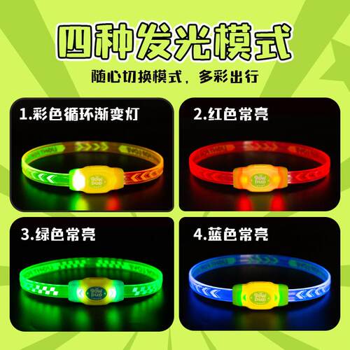 laroo莱诺狗狗发光项圈小型犬小狗脖圈狗夜行灯宠物夜间遛狗灯