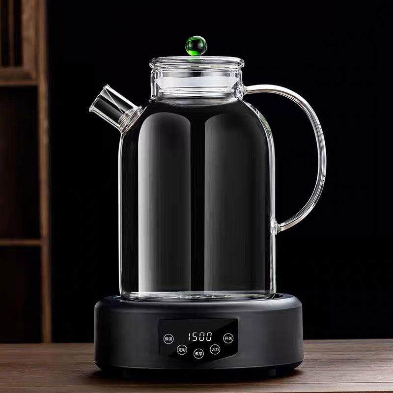 耐高温全玻璃煮茶养生壶电陶炉套装加厚大容量纯玻璃烧水壶煮茶器