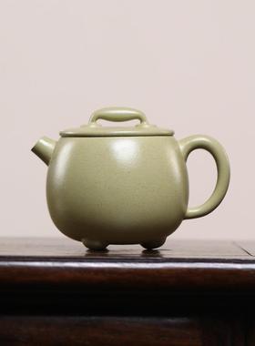 宜兴紫砂壶创女意可爱用泡茶壶男士家102108小具绿茶泥小石墩