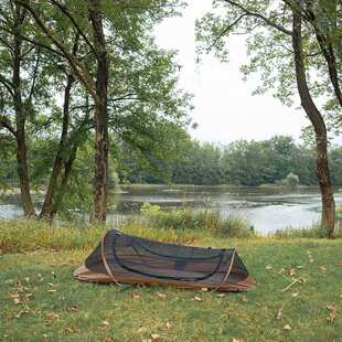 户外露营帐篷便携式免安装蚊帐船帐徒步速开铝杆抛账徒步登山帐