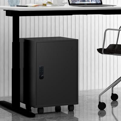 密码锁单门铁皮矮柜文件资料储物柜桌下抽屉小型活动多功能工具柜