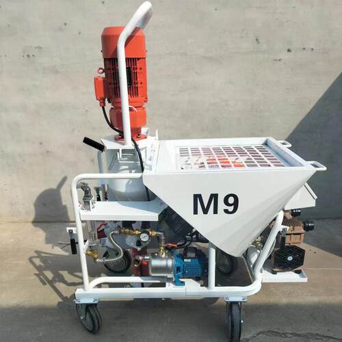 M9全自动干粉石膏喷涂机 新款喷涂光滑细腻螺杆式砂浆喷涂机