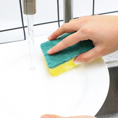 Magic Cleaning Sponge, Stain-Removing Scrub Sponge, Double-S