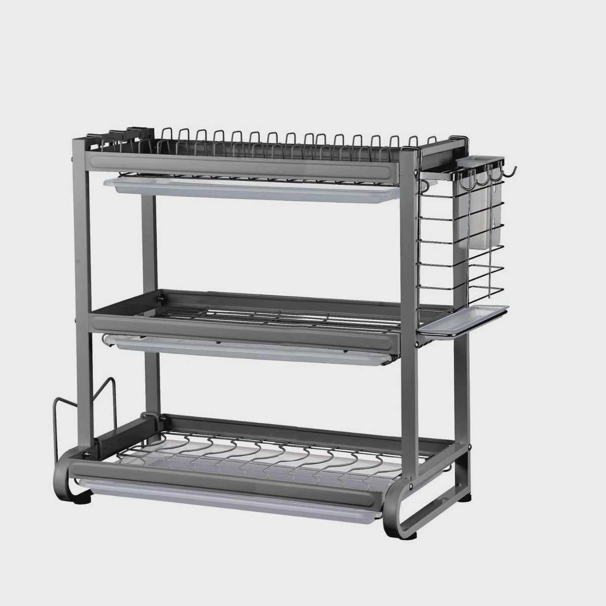 万雄厨房多功能碗架 刀筷架一体厨房收纳置物架 台面沥水碗碟架