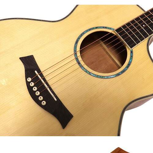 吉他民谣吉他工厂41寸云杉桃花心木JF桶单板亮光哑光民谣guitar