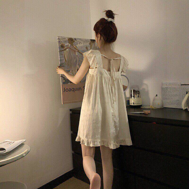 大码200斤纯欲少女吊带睡裙夏季2025新款冰丝睡衣女款家居服夏天