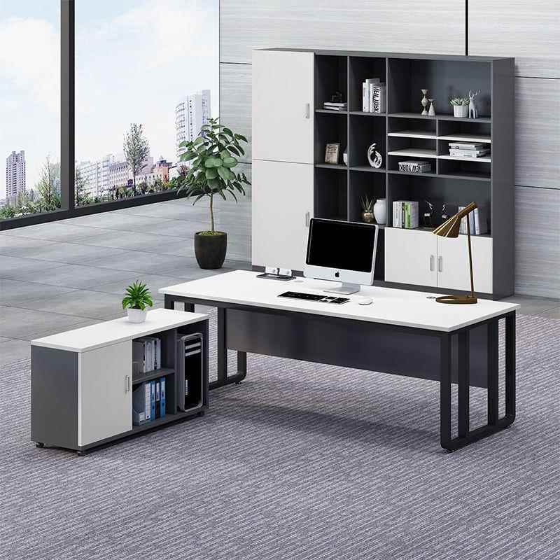 时尚简约老板桌办公桌桌椅文件柜组合经理总裁办公室大班桌台套装