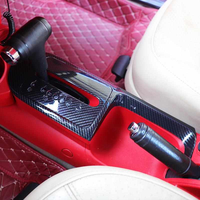 海外热销 01-11甲壳虫中控面板碳纤维方向盘仪表上盖档位改装内饰