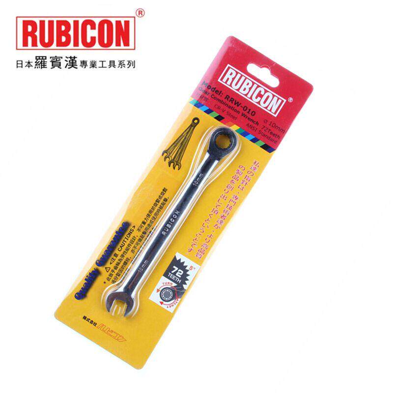 日本罗宾汉RUBICON快速棘轮梅花开 口梅开 两用扳手RRW-7(7-24mm)