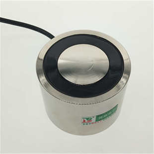 博越直供8060R起重大吸力电磁铁250公斤吸力直流24V圆形电磁吸盘