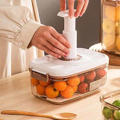 Vacuum Food Storage Box Large Capacity Sealed Food Storage