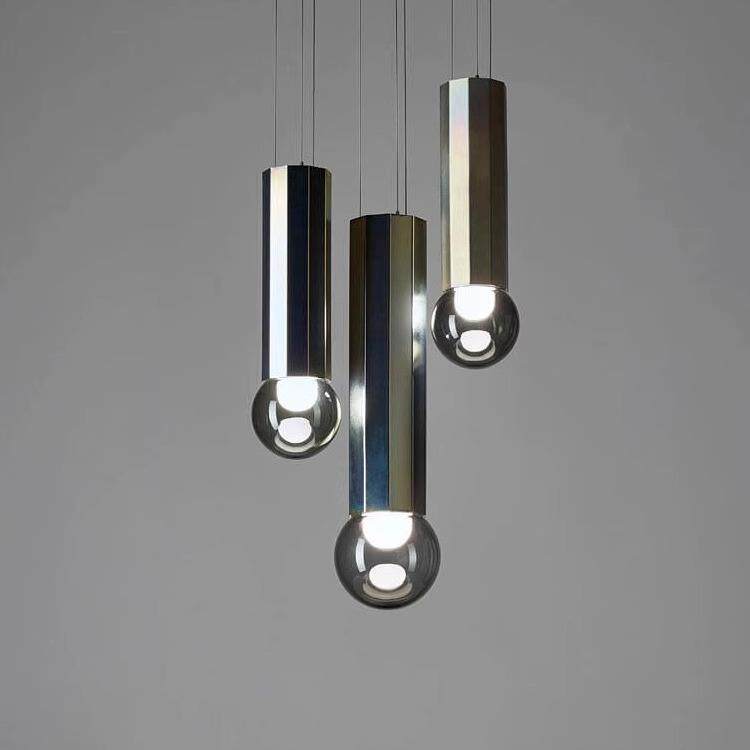 Brokis Prisma捷克原装进口现代简约餐厅吧台楼梯金属玻璃吊灯