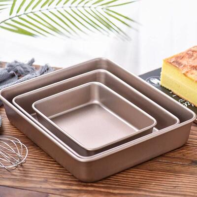 9寸/11寸Non-stick Baking Tray Cookie Sheet不粘长方深烤盘特厚