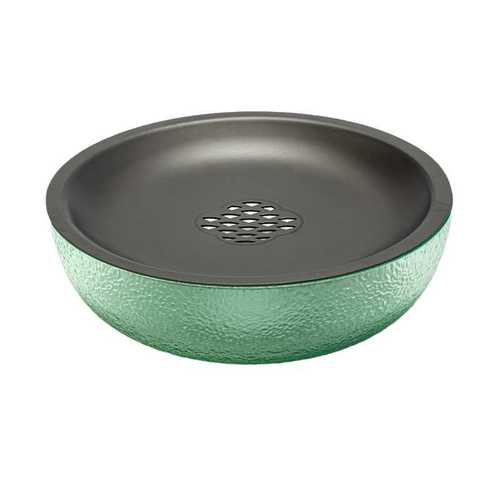 锤纹玻璃壶承干泡圆形茶托台储水茶盘养壶托盘茶台功夫茶具零配件