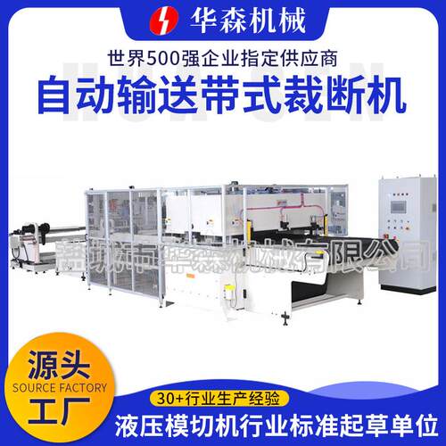 厂家供应自动输送带式裁断机汽车内饰自动下料机皮革海绵啤机
