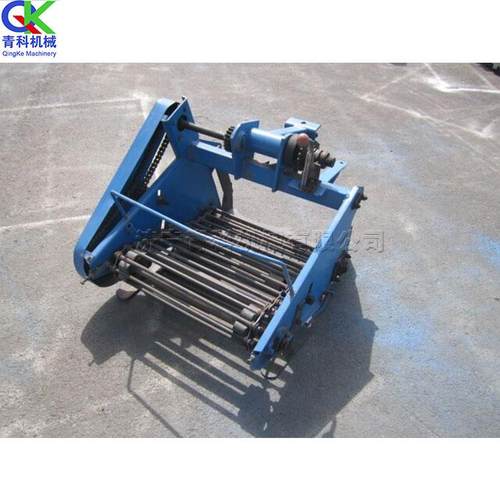 拖拉机后置土豆收获机 平地起垄花生出土机 小型手扶式摘果设备