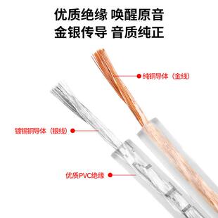 国电标舞响台音线透明RVVH发热线音箱线音频子工程MAGA-102喇叭线