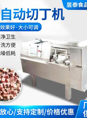 商用风干牛肉冻肉切丁机 熟肉切粒机 猪肉切丁机 土豆果蔬切丁机
