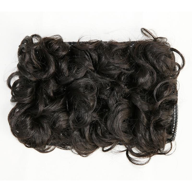 正品新款袍走秀拉花卷发气质演出新发娘旗盘发假包发包中老年假女