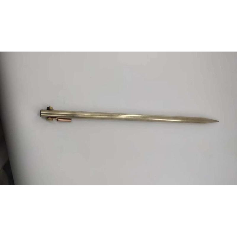 纯铜避雷针铜棒实引下接地线铜线芯接地软接地接地全防静电针铜