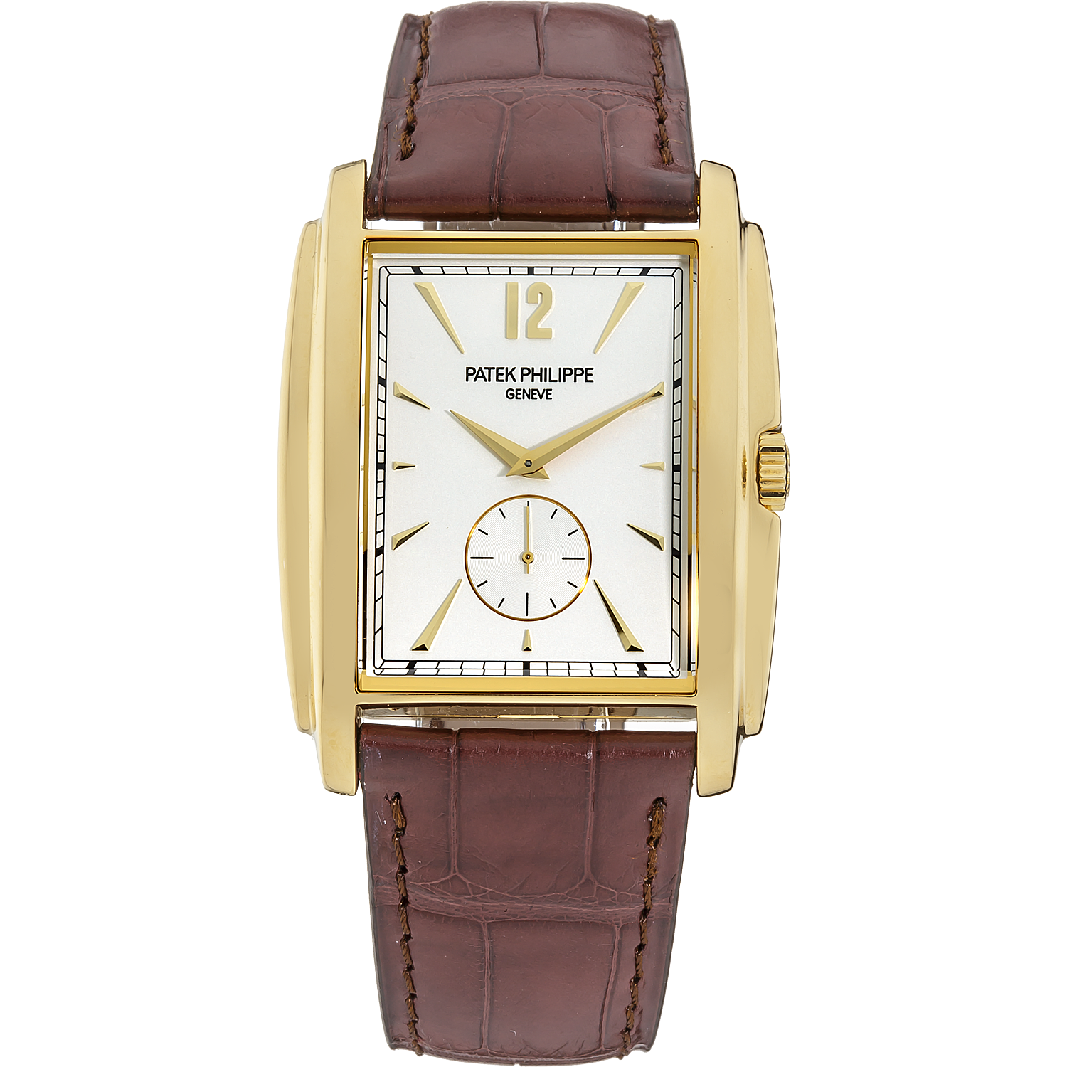 [9.8新/拍卖]百达翡丽18K黄金手动机械手表男表5124J-001腕表