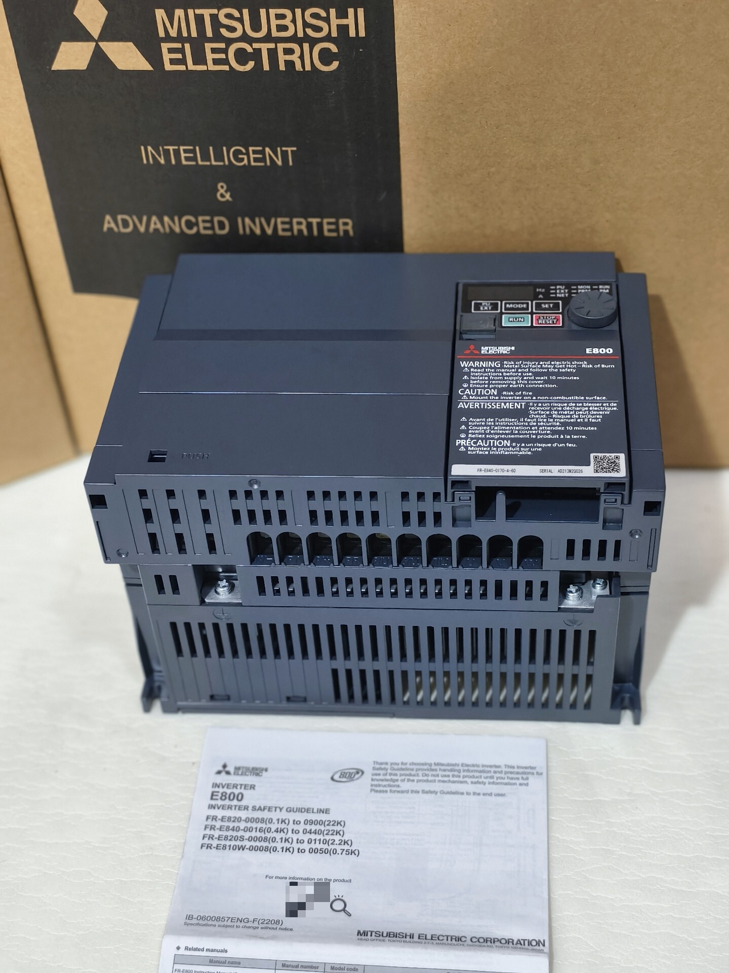 FR-E840-0170-4-60    三项380v  7