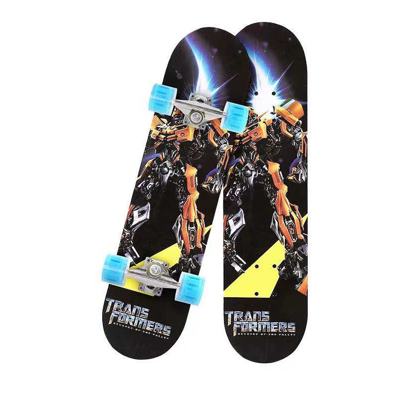 四轮双翘滑板男女生光轮动作滑板专业闪街刷滑板儿童初学者成人