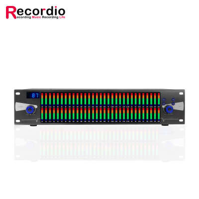 GAX-EQ888 专业电子数码均衡器 双31段数字图形立体声数字均衡器