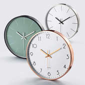 静音钟表挂钟客厅创意潮流石英钟家用时尚 表 时钟大气北欧简约欧式