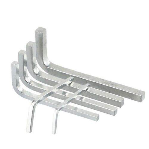 Square Key Wrench Set, 6Pcs L Shape Wrenches, Suitable for