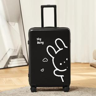 高档行箱箱is网红新款 皮登 n女20寸箱子拉杆箱24旅行李箱学生密码